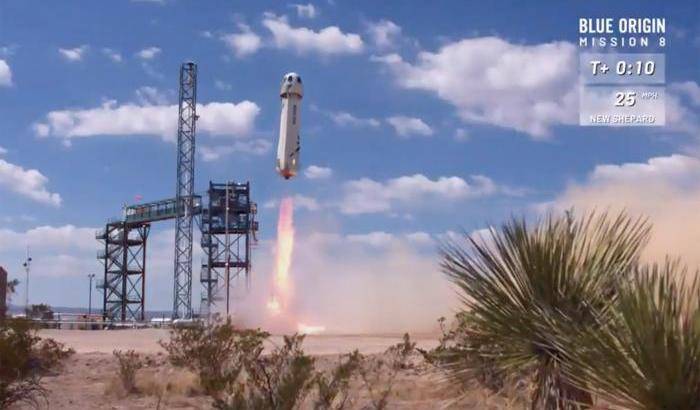 Blue Origin, volo suborbitale per la Crew Capsule 2.0