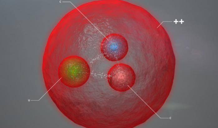 Una particella con due quark pesanti