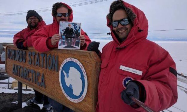 Dall’Antartide alla Iss, il viaggio di un selfie attraverso il Dtn