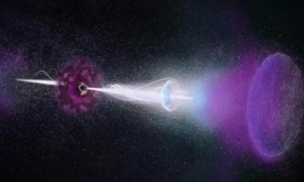 Lampo gamma in time-lapse