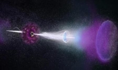 Lampo gamma in time-lapse