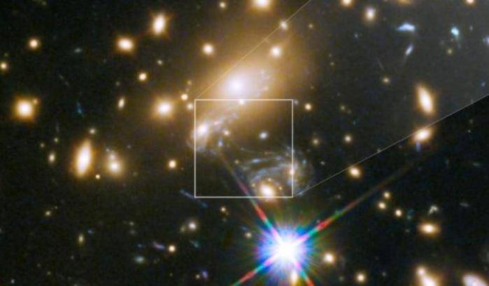 Una stella da record per Hubble