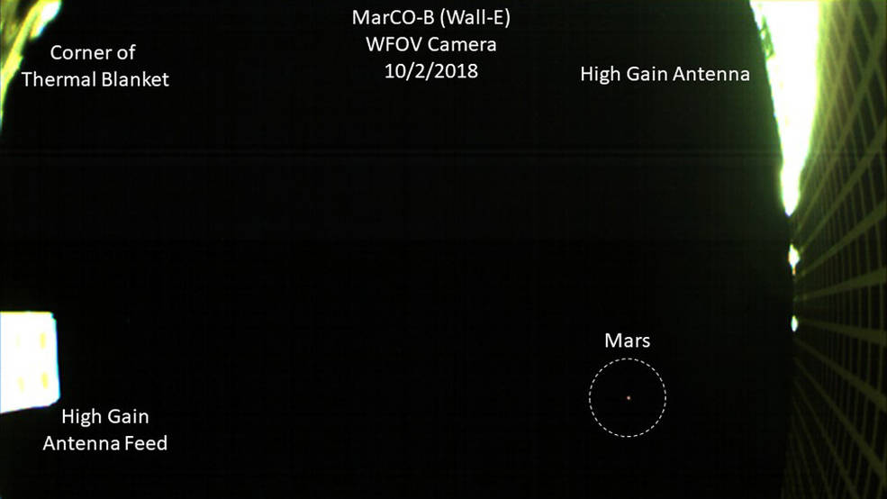 Marte in posa per Mars Cube One
