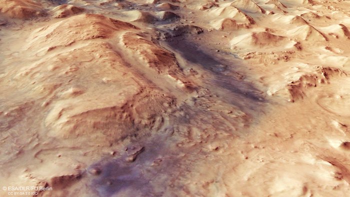 Marte, volto plasmato da vento e acqua
