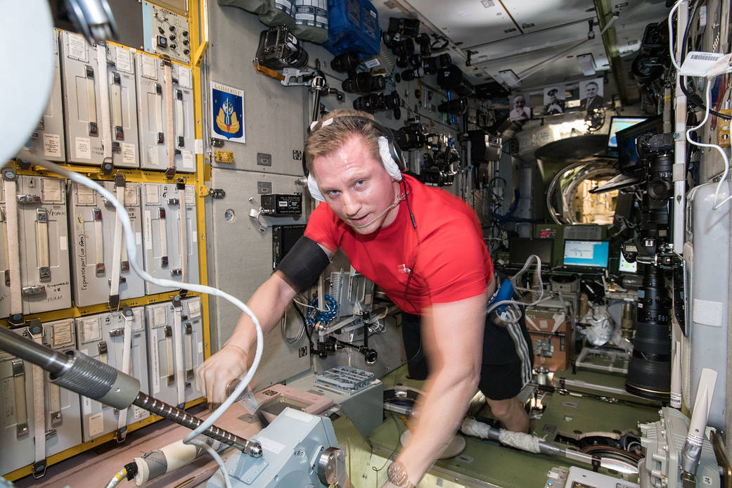 Presenza di batteri sulla Iss