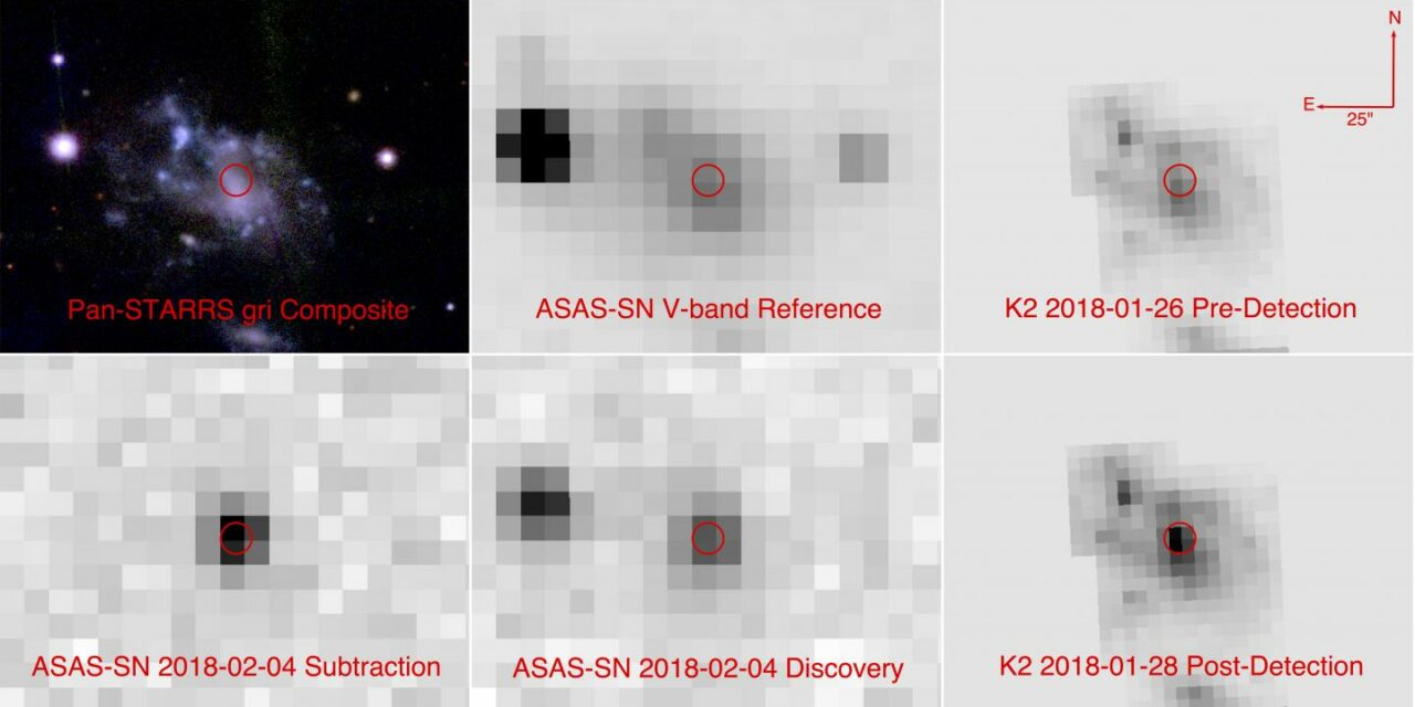 Una supernova insolita