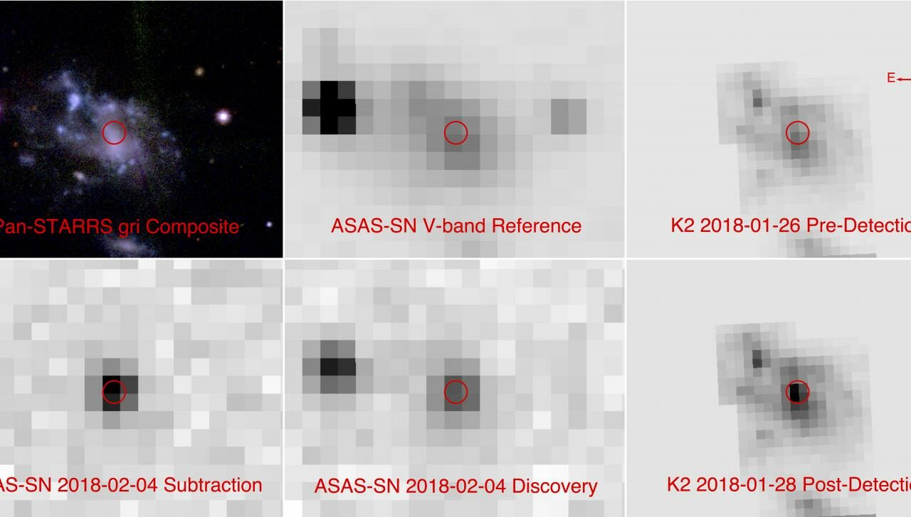 Una supernova insolita
