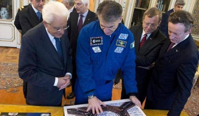 Paolo Nespoli e Roberto Battiston al Quirinale