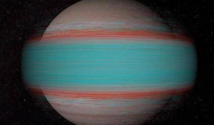 Giove, correnti atmosferiche in ‘retromarcia’