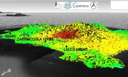 Il terremoto di Ischia secondo i satelliti: terra più bassa di 4 centimetri