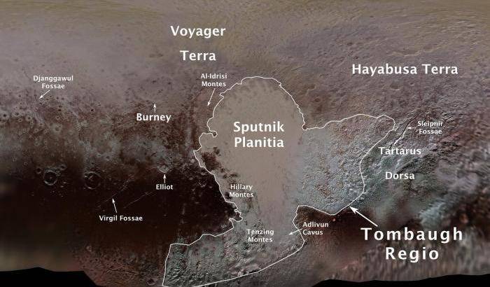 Nomenclatura ufficiale per Plutone