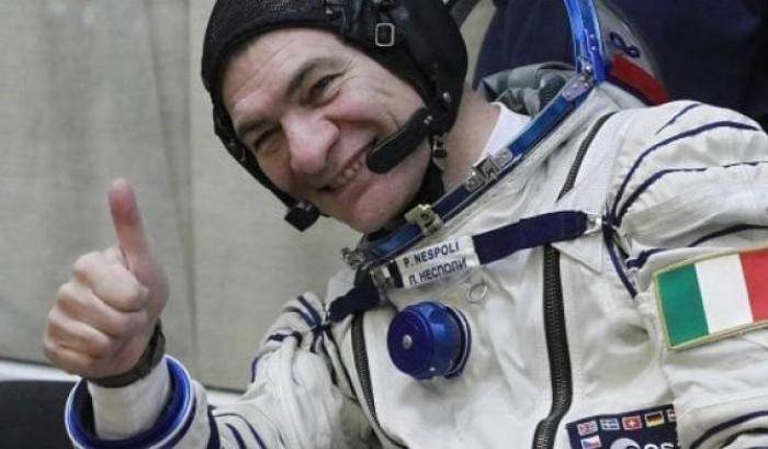 Primo collegamento di Paolo Nespoli dallo spazio