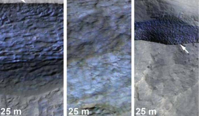 Siti marziani ricchi di ghiaccio nel mirino di Mro