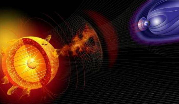 Un modello 3D per capire le tempeste dal Sole