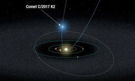 Una cometa distante per Hubble