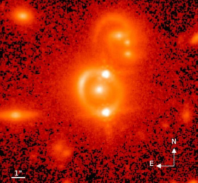 Un quasar doppio per misurare l’espansione dell’Universo