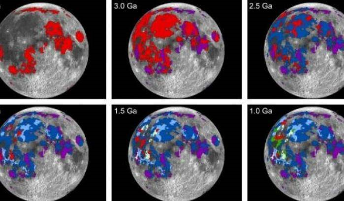 L’antica atmosfera della Luna