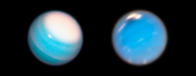 Hubble ci svela il meteo di Nettuno e Urano
