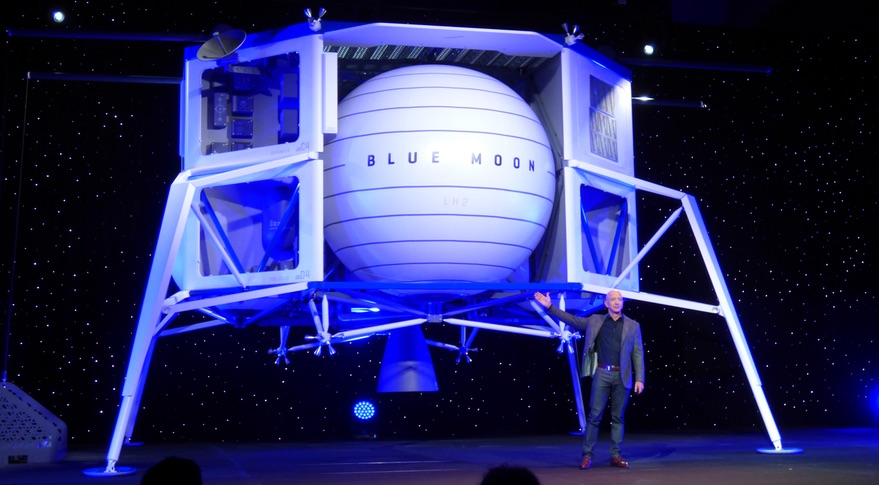 Ecco il lander lunare Blue Moon di Jeff Bezos