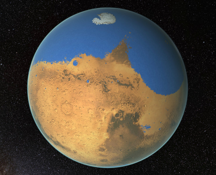 Marte, scoperto un nuovo ciclo dell’acqua