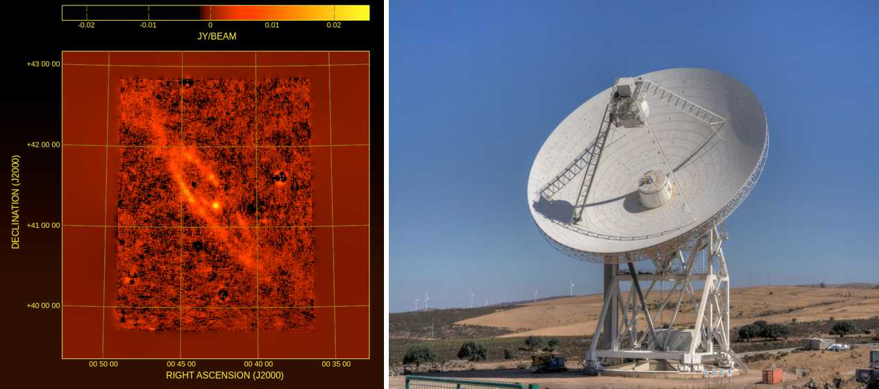 Srt rivela l’onda anomala di Andromeda