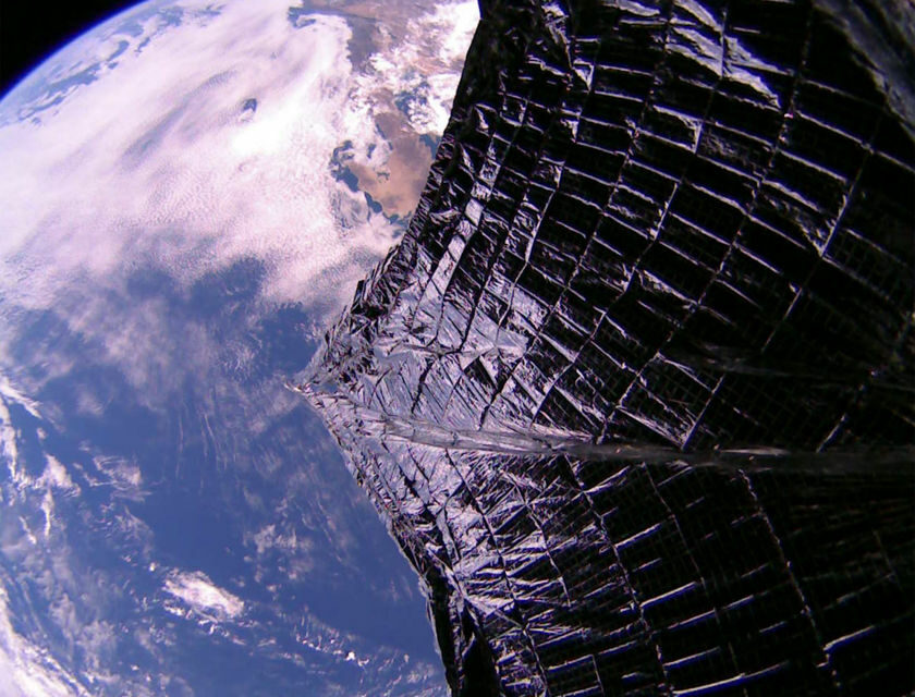 LightSail 2, prime immagine dallo spazio