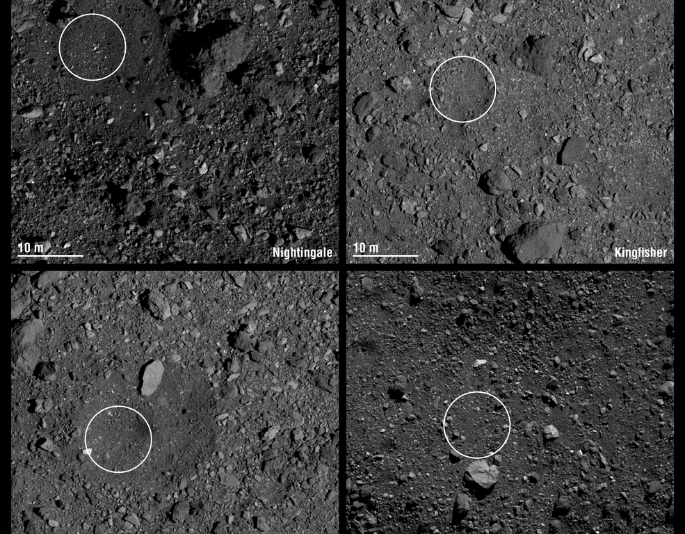 Quattro siti per Osirix Rex