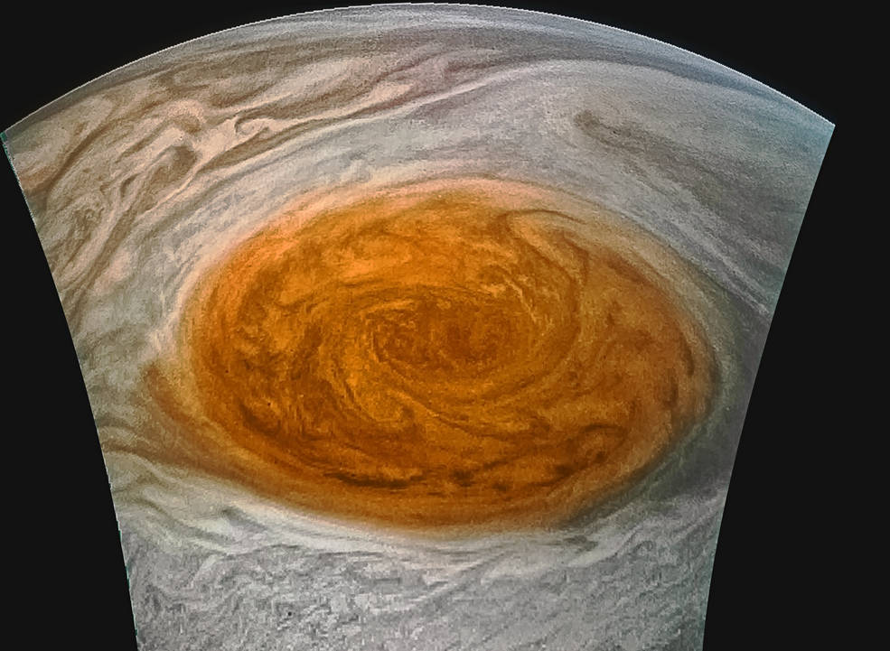 Mosaico rotante per Giove