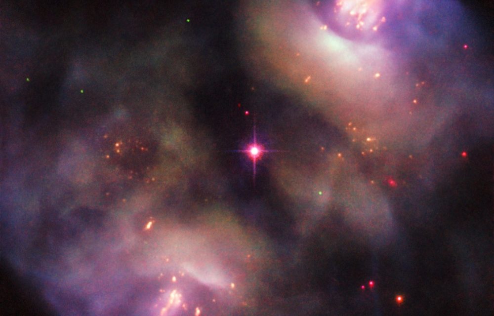 Un’esuberante stella al ‘capolinea’ per Hubble