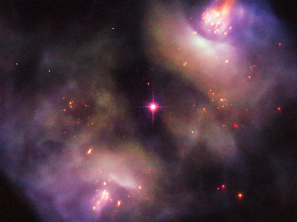 Un’esuberante stella al ‘capolinea’ per Hubble