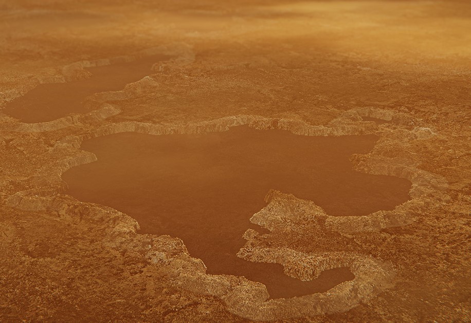 I laghi esplosivi di Titano