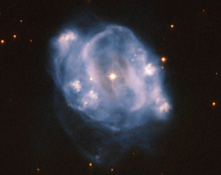 Una stella agli ultimi tratti sotto l’obiettivo di Hubble