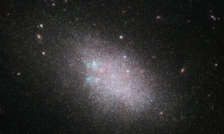 Hubble punta uno ‘sciame’ galattico