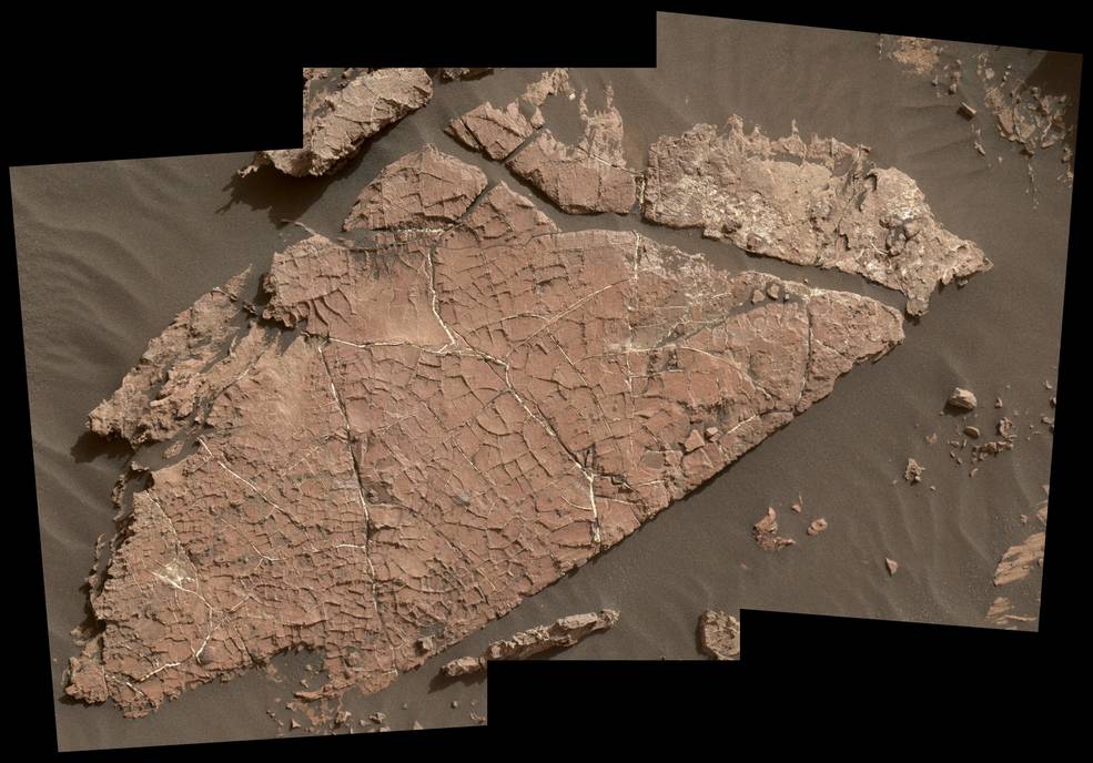 Curiosity osserva un’antica oasi marziana