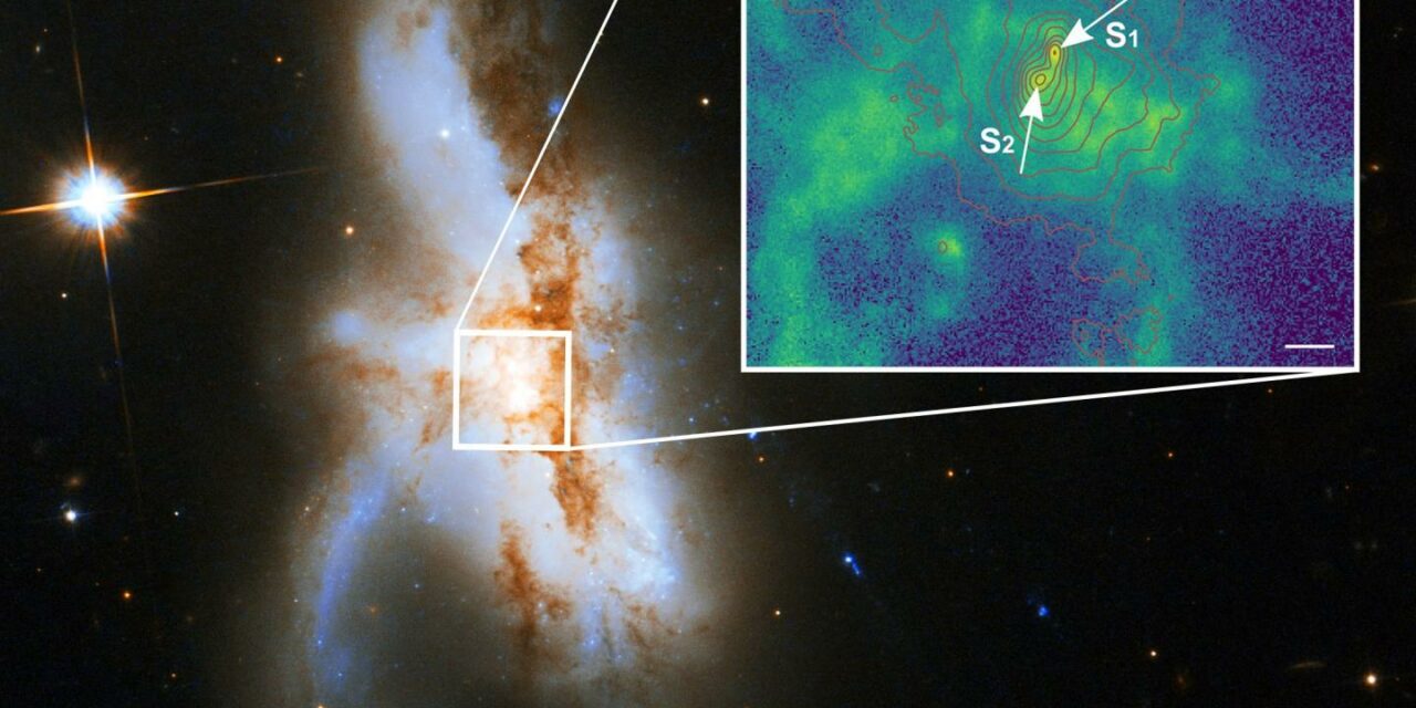 Scontro in slow-motion per tre buchi neri