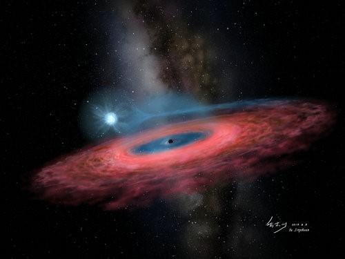 Un enorme mostro nella Via Lattea