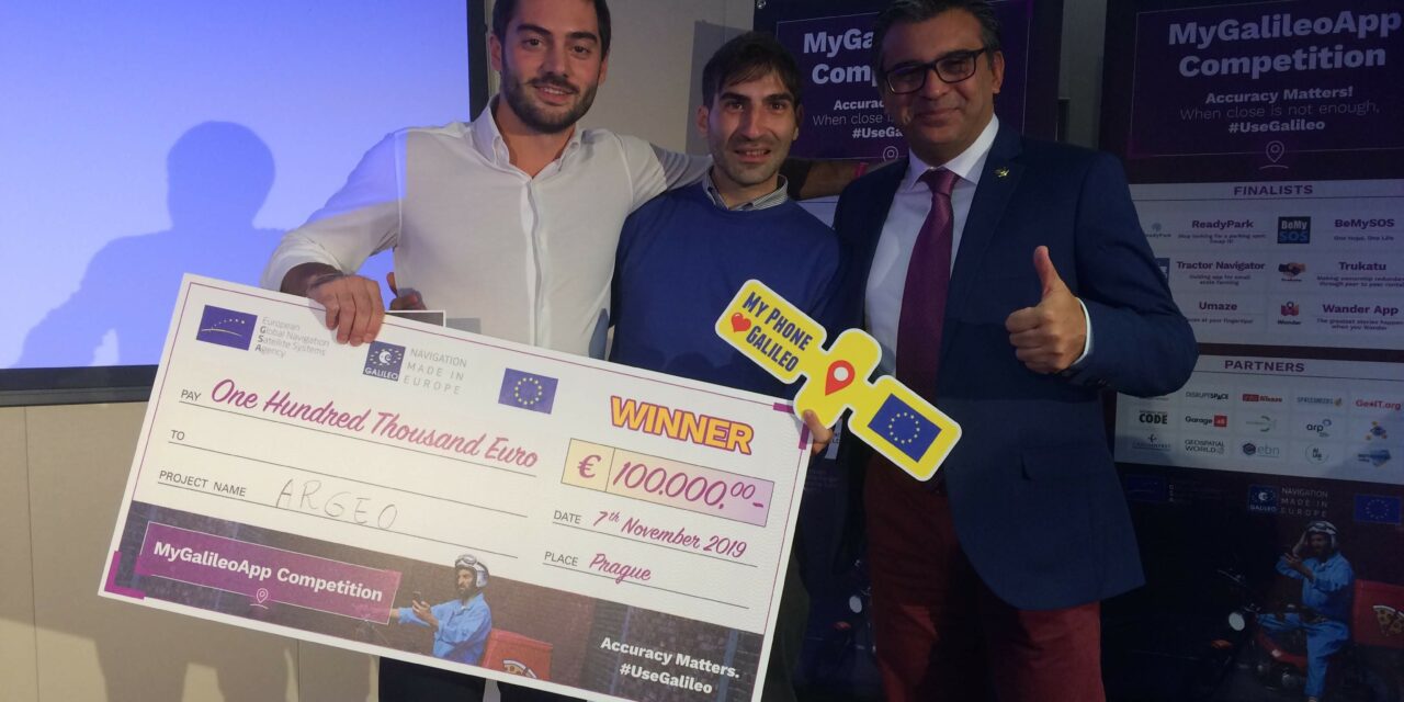 Argeo start-up italiana vince concorso europeo MyGalileoApp