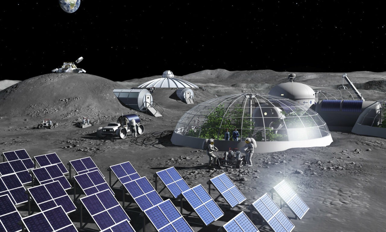 Ossigeno sulla Luna dalla regolite