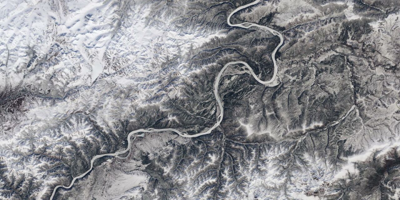 I fiumi ghiacciano di meno ci dicono i satelliti
