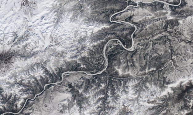 I fiumi ghiacciano di meno ci dicono i satelliti