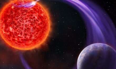 Le aurore extrasolari di una nana rossa