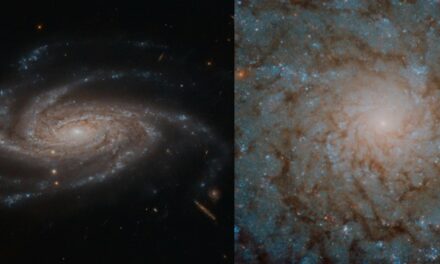Coppia di spirali per Hubble