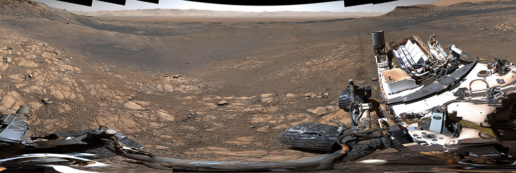 Curiosity, una vista senza precedenti