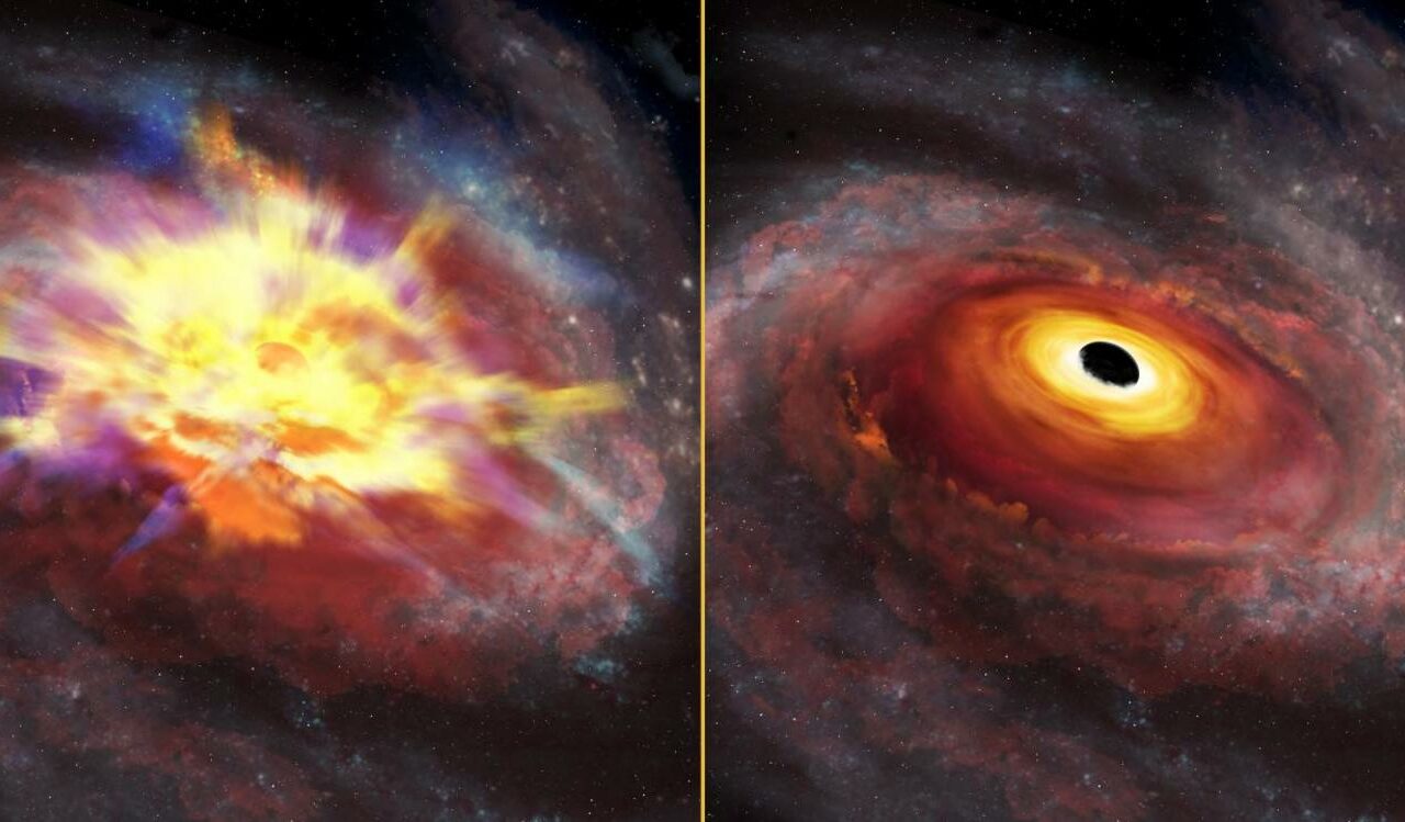 Raffiche violente dal quasar remoto