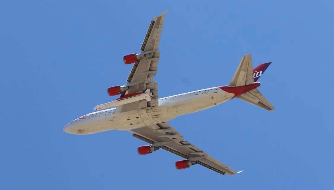 Virgin Orbit, test del razzo fallito