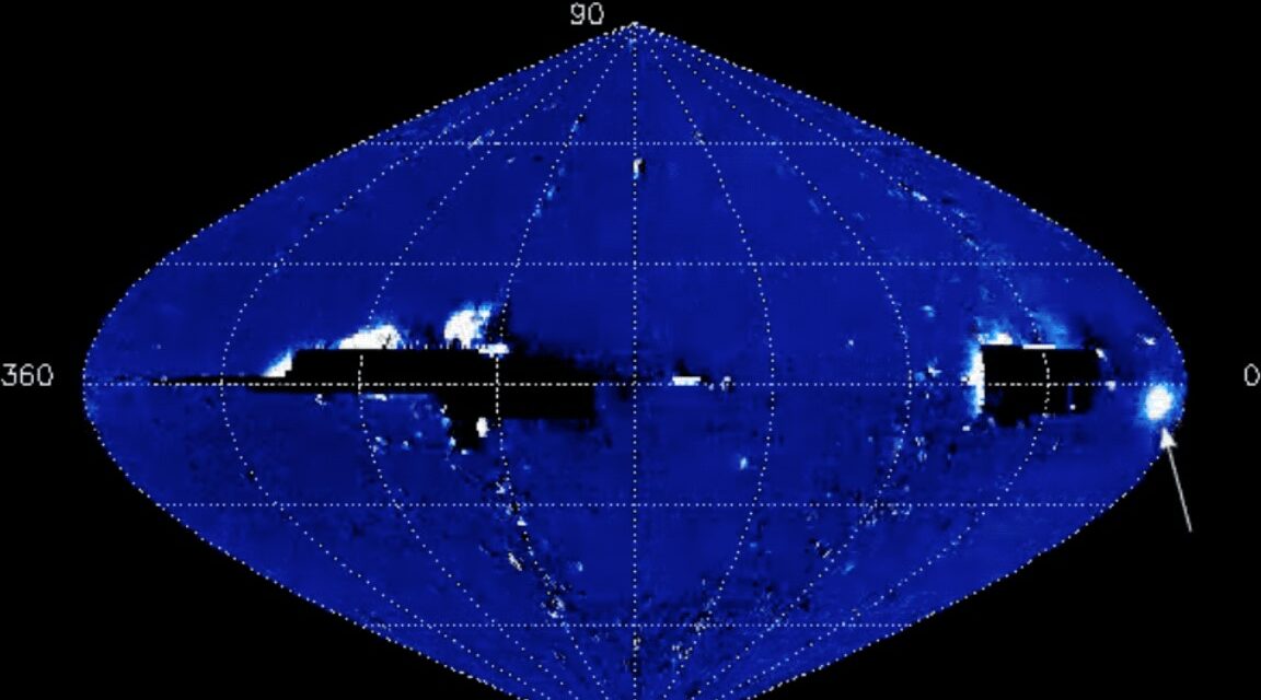 Un ‘cigno’ spaziale scoperto per caso