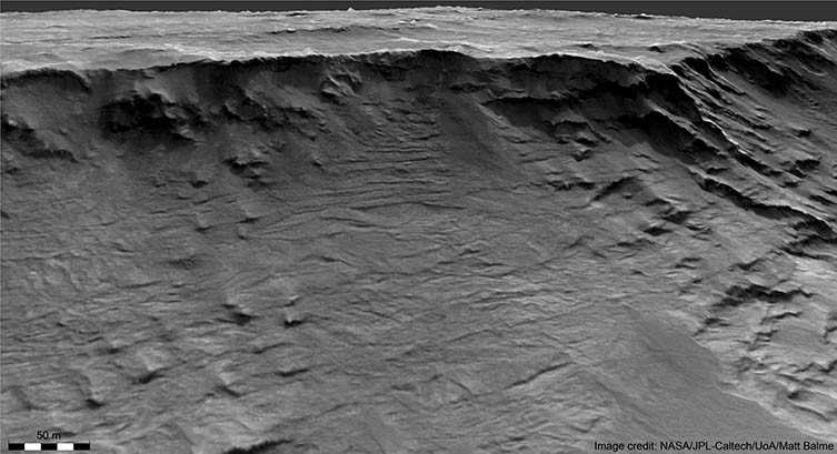 Su Marte, un fiume antico grande come il Po