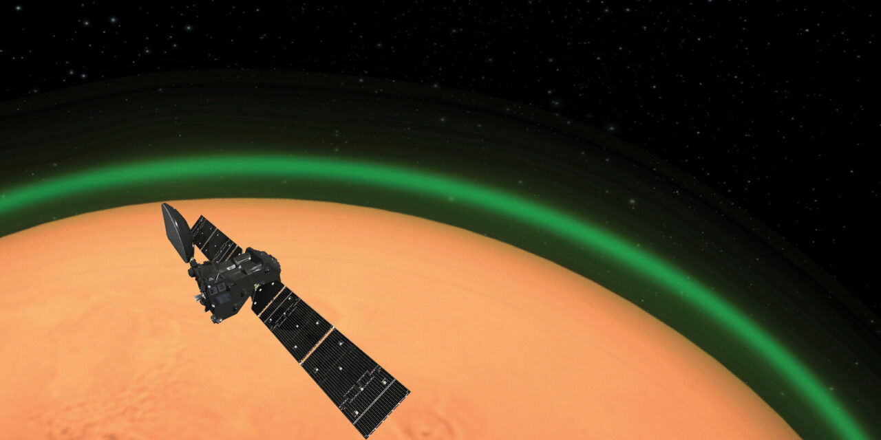La prima aurora su Marte