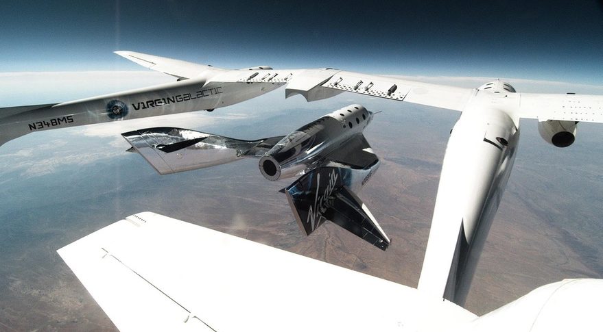 Virgin Galactic: successo per il secondo volo libero