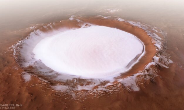 Un tour virtuale nel cratere marziano Korolev